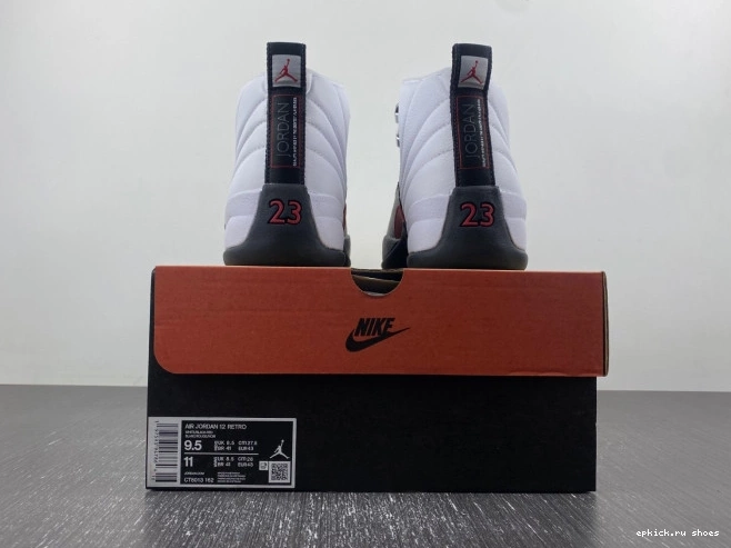 Rep CT8013-162 Air 12 Jordan Taxi Red 0729